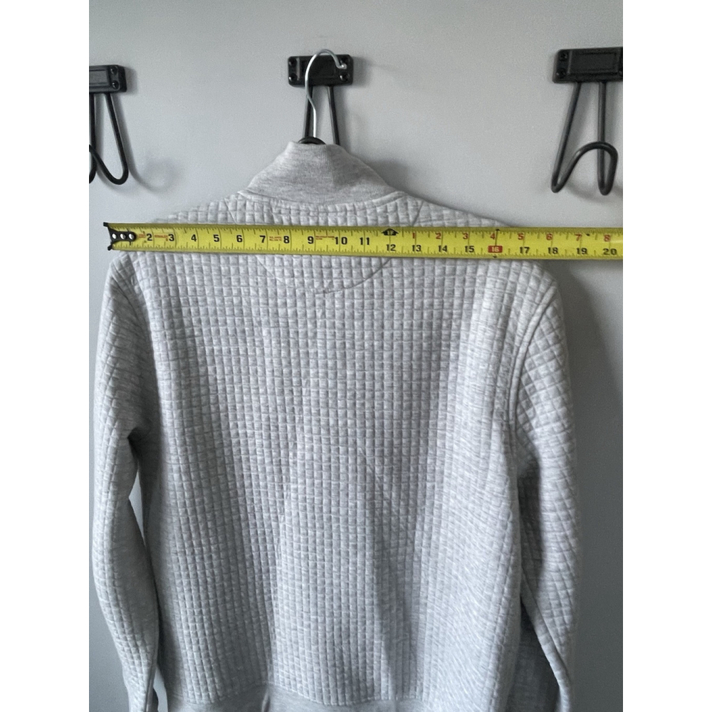 Ted Baker London, Men’s 5 (X-Large) , Full Zip Quilted Gray Sweatshirt - Picture 8 of 12
